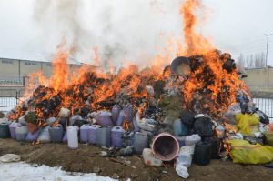 امحا 5 هزار کیلوگرم مواد مخدر